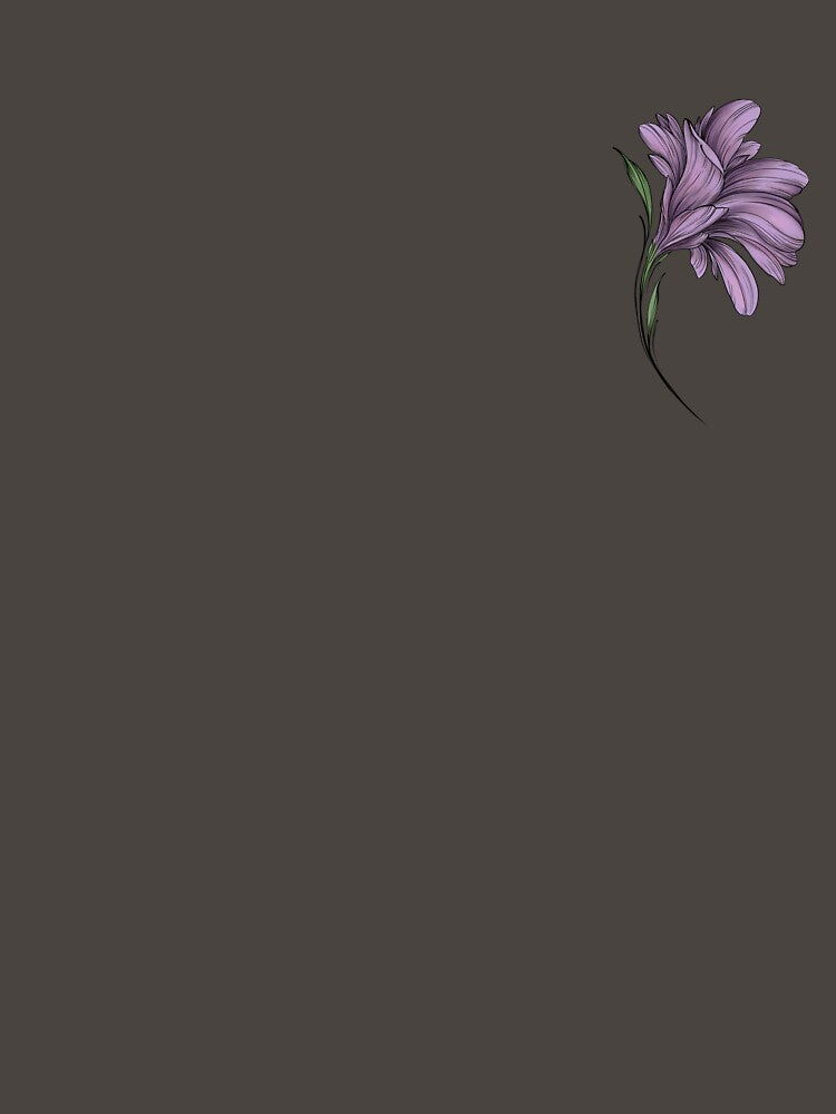 Purple flower by ErinGarzaprints T-Shirts, Hoodie, Sweatshirt | BlankRebels.com (Image 3)