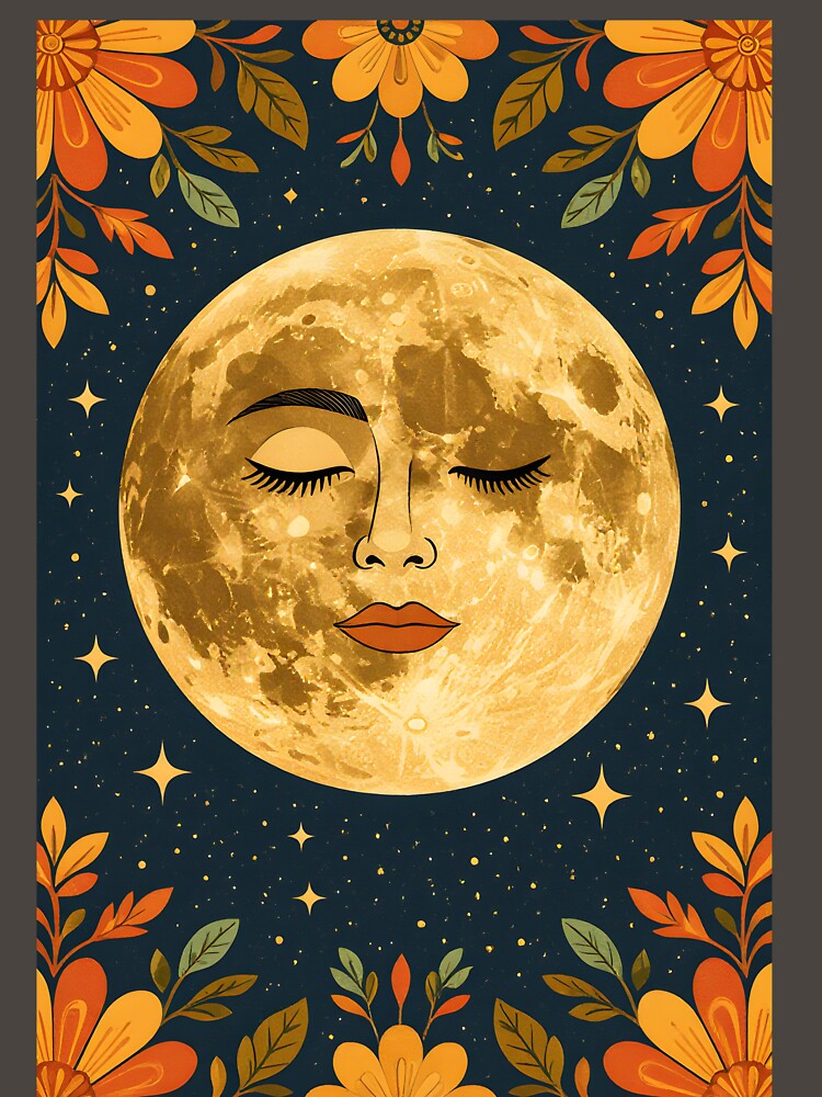 Vintage Boho Moon Stay Wild Celestial by SoulGraphixx