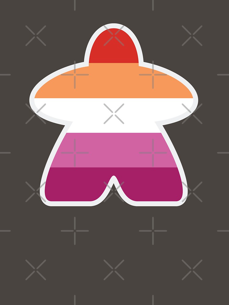 Lesbian Meeple by brainthought T-Shirts, Hoodie, Sweatshirt | BlankRebels.com (Image 3)