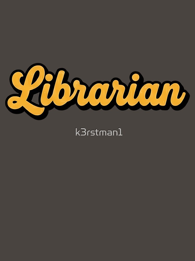 Retro Librarian Sticker by k3rstman1