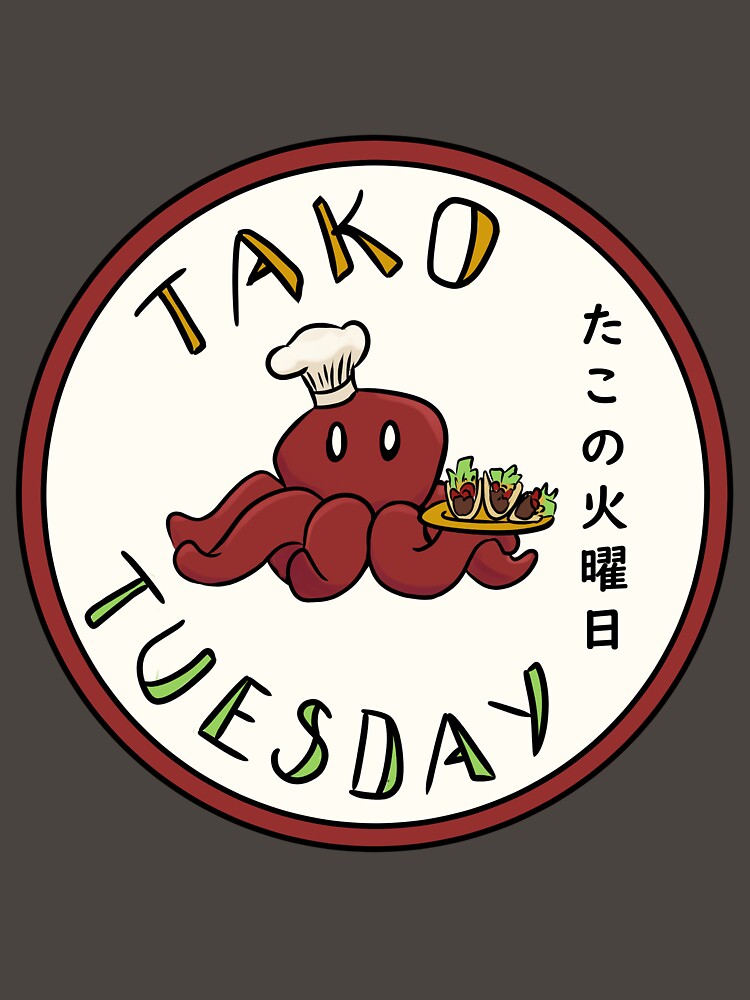 Tako Tuesday by errantink T-Shirts, Hoodie, Sweatshirt | BlankRebels.com (Image 3)