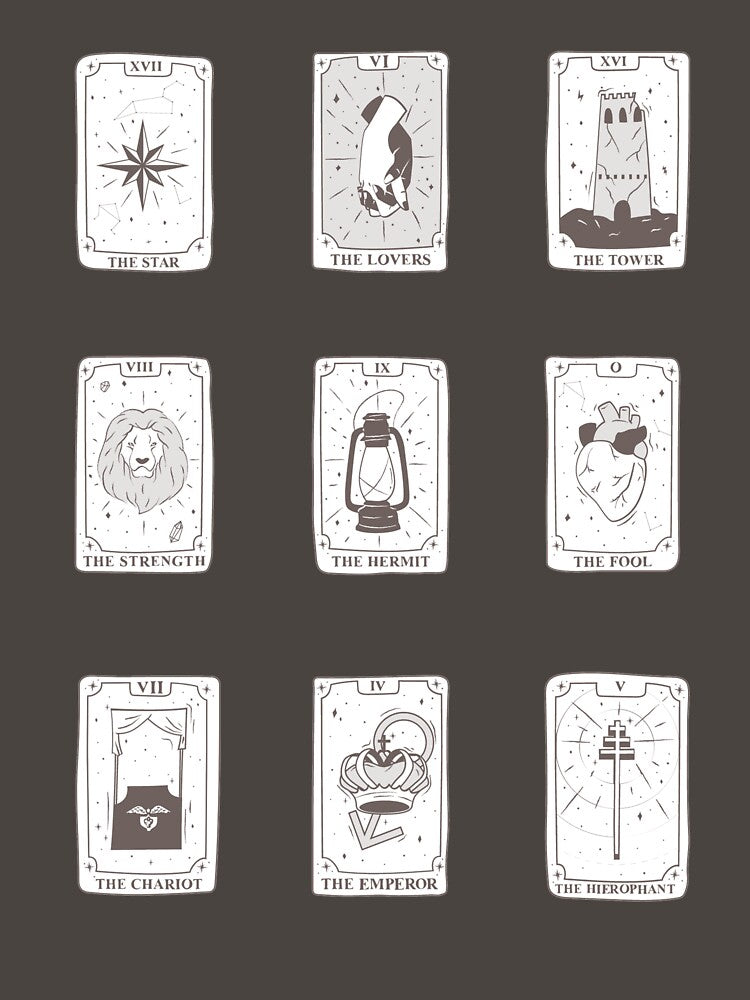 Tarot card print merchandise by SproutByAn T-Shirts, Hoodie, Sweatshirt | BlankRebels.com (Image 3)