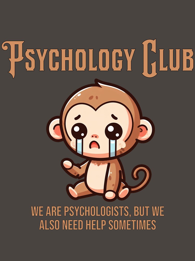 Psychology Club Monkey by LemuellTrends T-Shirts, Hoodie, Sweatshirt | BlankRebels.com (Image 3)