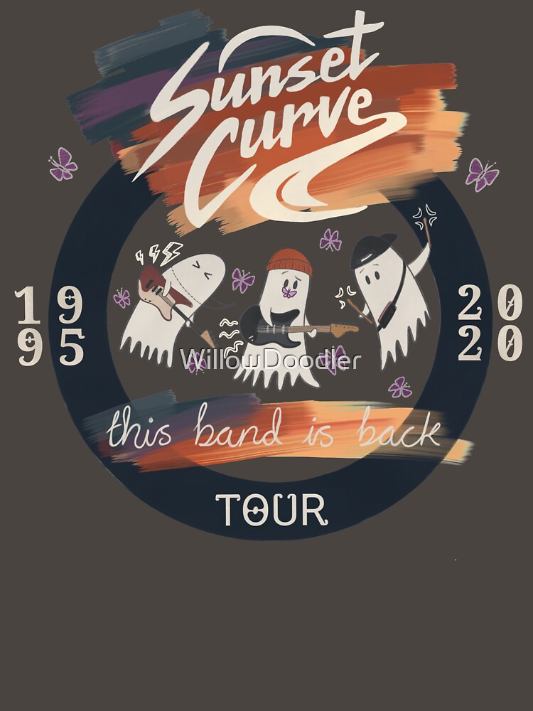 sunset curve tour shirt by WillowDoodler Hoodie, Sweatshirt | BlankRebels.com (Image 3)