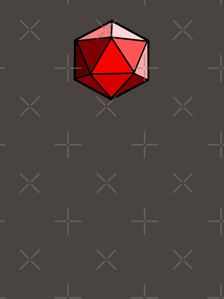 D20 Dice (Red) by CrewDutler T-Shirts, Hoodie, Sweatshirt | BlankRebels.com (Image 3)