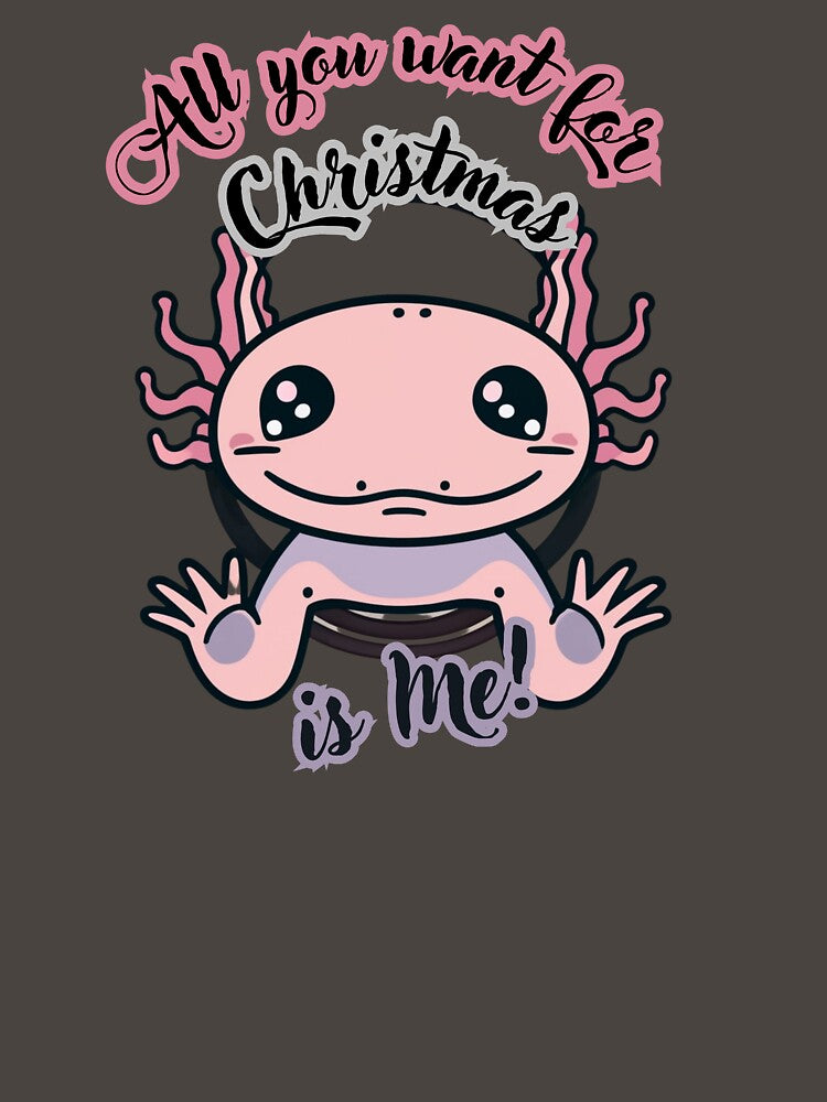 cute Christmas axolotl by Meandmyshop T-Shirts, Hoodie, Sweatshirt | BlankRebels.com (Image 3)