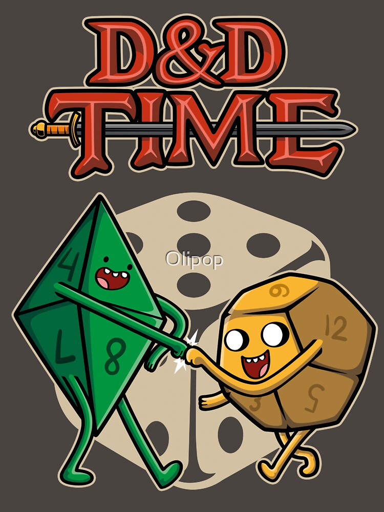 DnD Time v2 by Olipop T-Shirts, Hoodie, Sweatshirt | BlankRebels.com (Image 3)