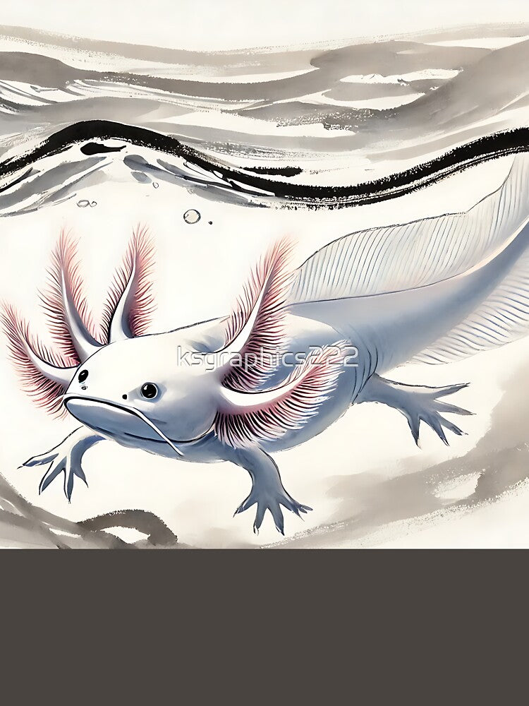 Axolotl Art #129 | Axolotl Lovers by ksgraphics222 T-Shirts, Hoodie, Sweatshirt | BlankRebels.com (Image 3)
