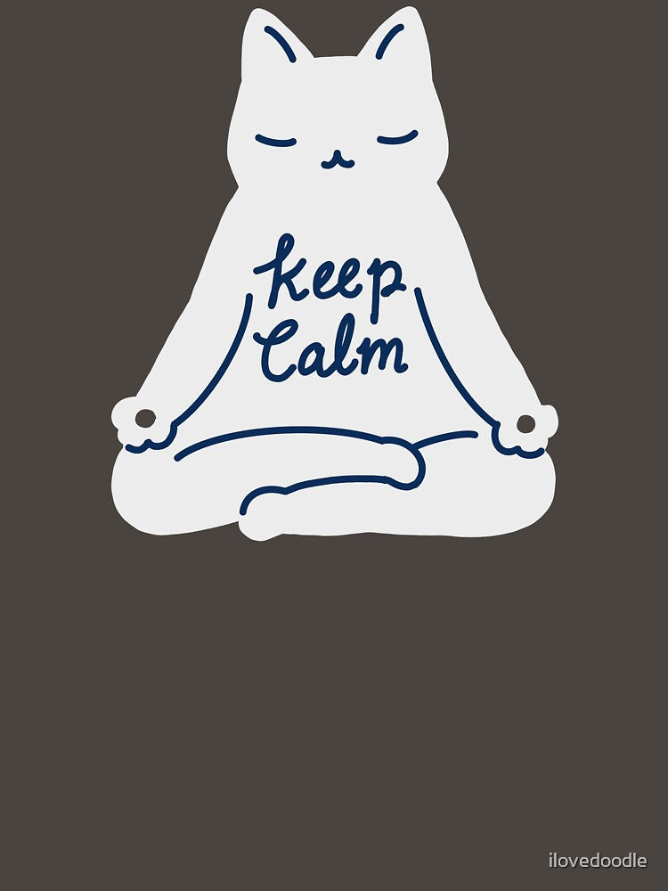Keep Calm Cat 1 by ilovedoodle T-Shirts, Hoodie, Sweatshirt | BlankRebels.com (Image 3)