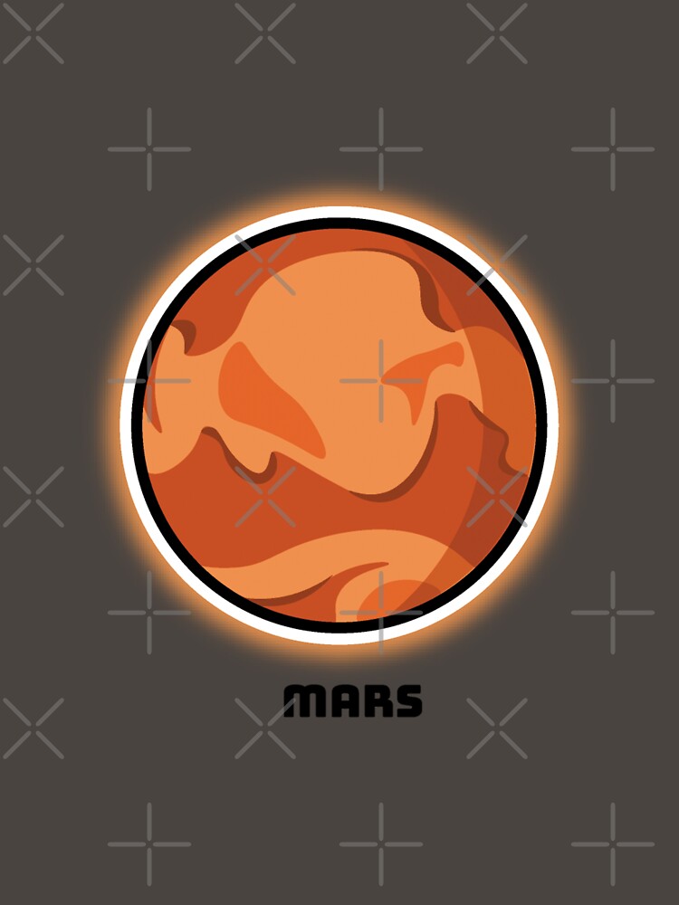 Mars planet, solar system by gllemm T-Shirts, Hoodie, Sweatshirt | BlankRebels.com (Image 3)