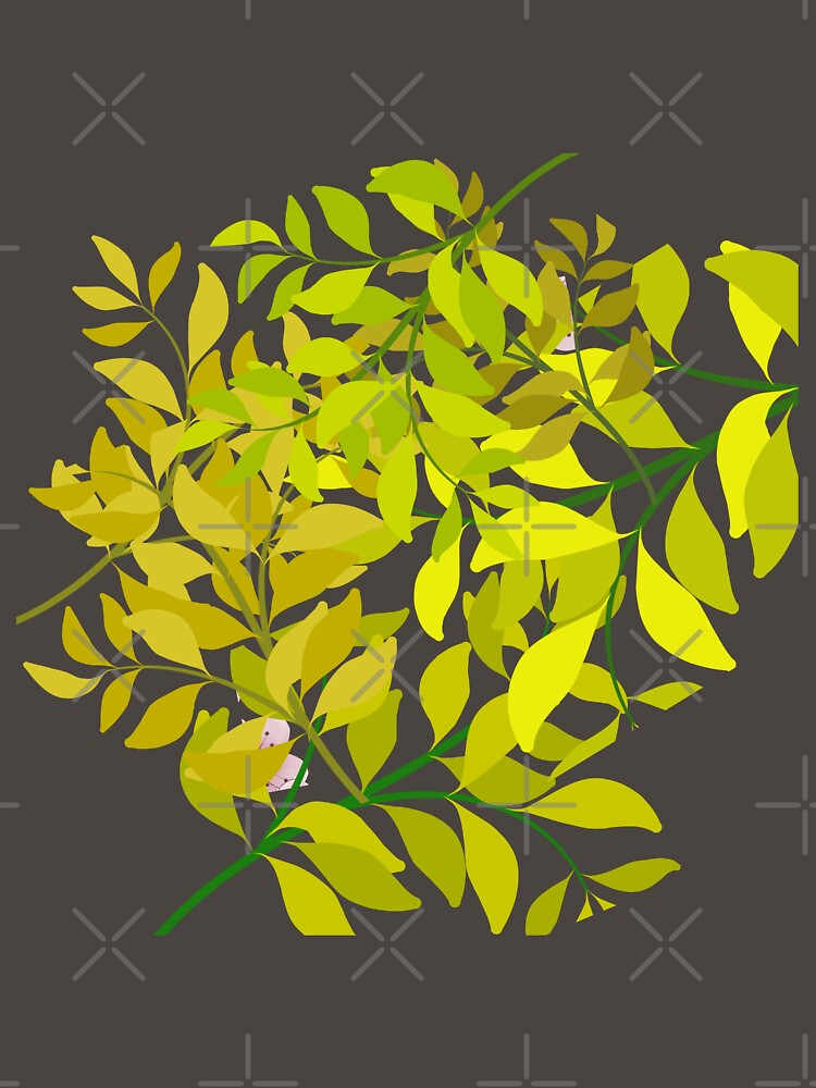 Modern Botanical Leaves Pattern by NilofaDesigns T-Shirts, Hoodie, Sweatshirt | BlankRebels.com (Image 3)