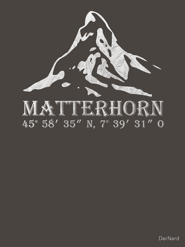 Matterhorn Alps GPS Switzerland mountain vacation gift by DerNerd T-Shirts, Hoodie, Sweatshirt | BlankRebels.com (Image 3)
