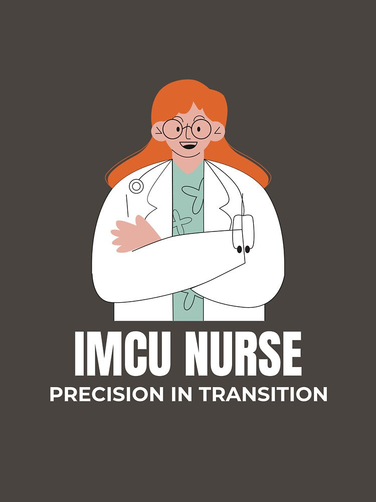 IMCU Nurse: Precision in Transition - Female IMCU Nurse by Fede Prints T-Shirts, Hoodie, Sweatshirt (Image 3)