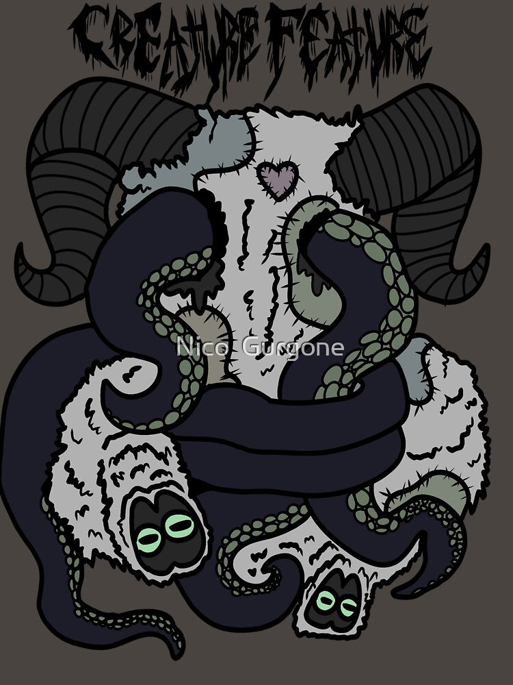 creature feature by Nico  Gurgone T-Shirts, Hoodie, Sweatshirt | BlankRebels.com (Image 3)