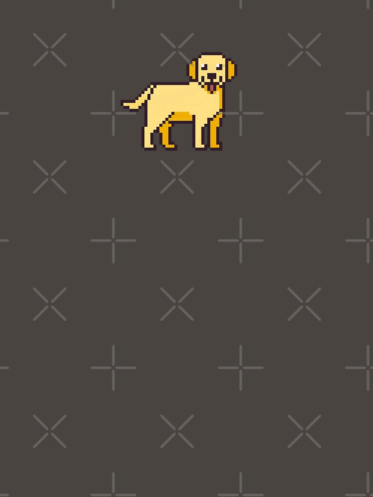 Pixel Art Golden Retriever Sticker by uxcomshop T-Shirts, Hoodie, Sweatshirt | BlankRebels.com (Image 3)