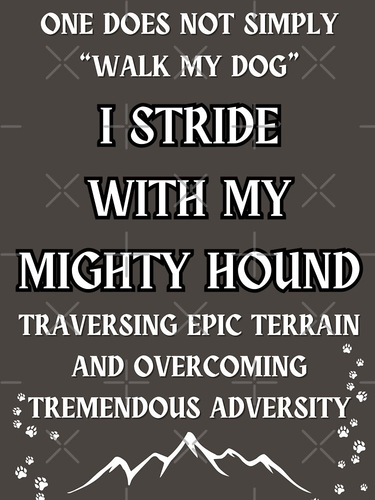 funny dog walking design by Alyn8 T-Shirts, Hoodie, Sweatshirt | BlankRebels.com (Image 3)
