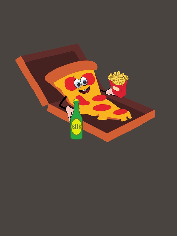 Pizza Enjoys the Cheat Day Meal- Fries and Beer by TheYellowBerry T-Shirts, Hoodie, Sweatshirt | BlankRebels.com (Image 3)