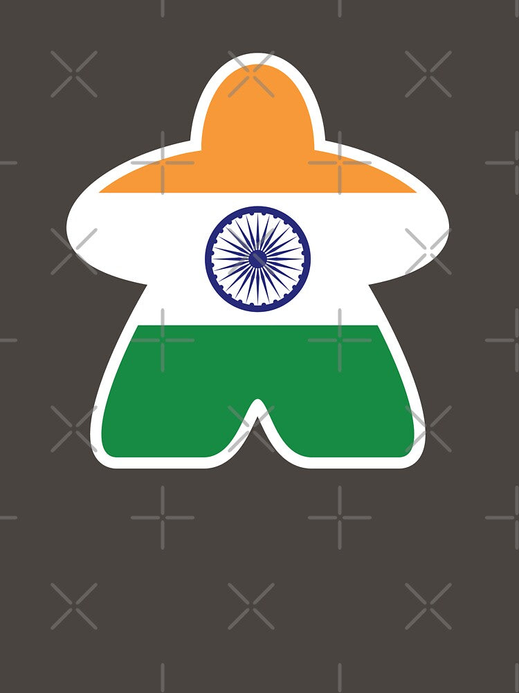 India Meeple by brainthought T-Shirts, Hoodie, Sweatshirt | BlankRebels.com (Image 3)