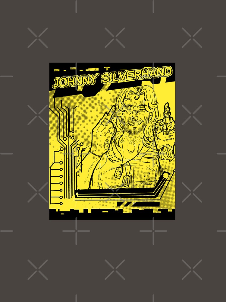 Johnny Silverhand cyber glitch by WingedHaru T-Shirts, Hoodie, Sweatshirt | BlankRebels.com (Image 3)