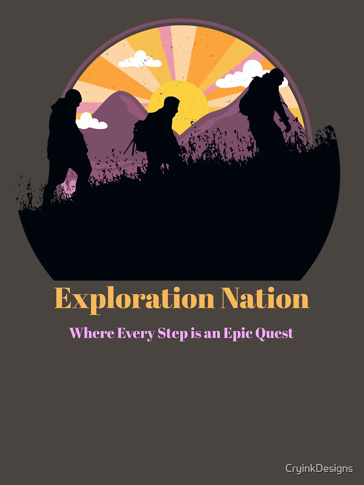 Exploration Nation - Silhouette by CryinkDesigns T-Shirts, Hoodie, Sweatshirt | BlankRebels.com (Image 3)