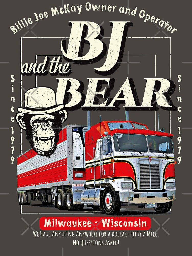 BJ and The Bear Trucking Company by Alema Art T-Shirts, Hoodie, Sweatshirt | BlankRebels.com (Image 3)