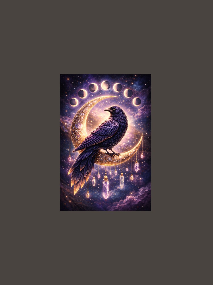 Boho Raven Moon by Elloracomplex T-Shirts, Hoodie, Sweatshirt | BlankRebels.com (Image 3)