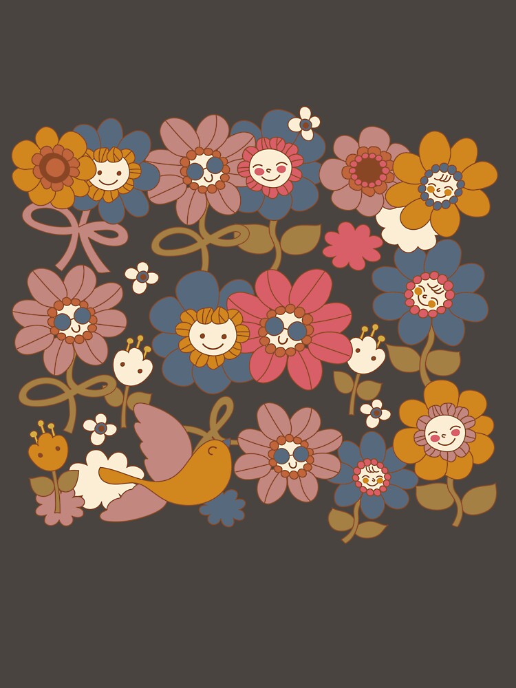flower friends union in vintage colors by RoseAndSonata T-Shirts, Hoodie, Sweatshirt | BlankRebels.com (Image 3)