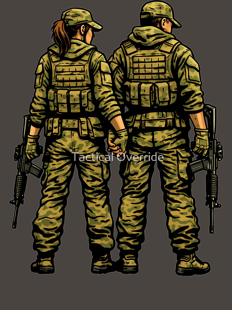 Tactical Couple by Tactical Override T-Shirts, Hoodie, Sweatshirt | BlankRebels.com (Image 3)