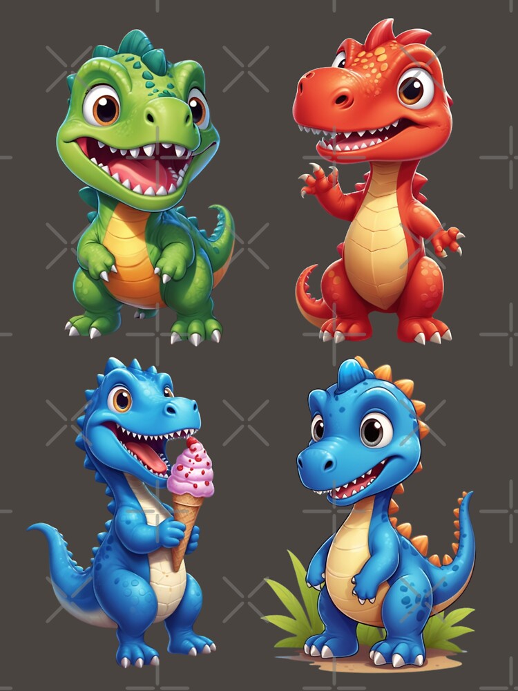 dinosaur stickers by KIDS-PRINTS T-Shirts, Hoodie, Sweatshirt | BlankRebels.com (Image 3)