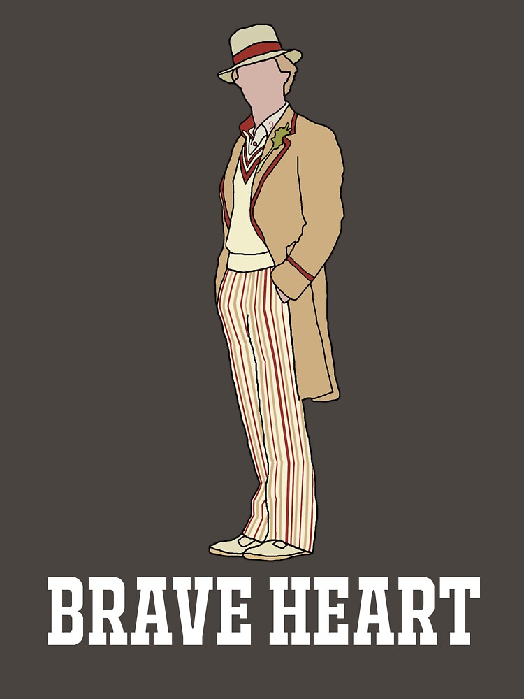 The 5th Doctor: "Brave Heart" (White) by sci-fi-nerd