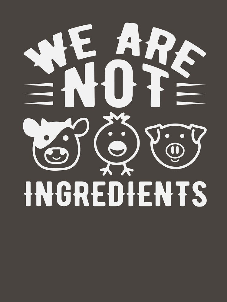 We Are Not Ingredients Vegan Life by ArtMeetsPizza T-Shirts, Hoodie, Sweatshirt | BlankRebels.com (Image 3)