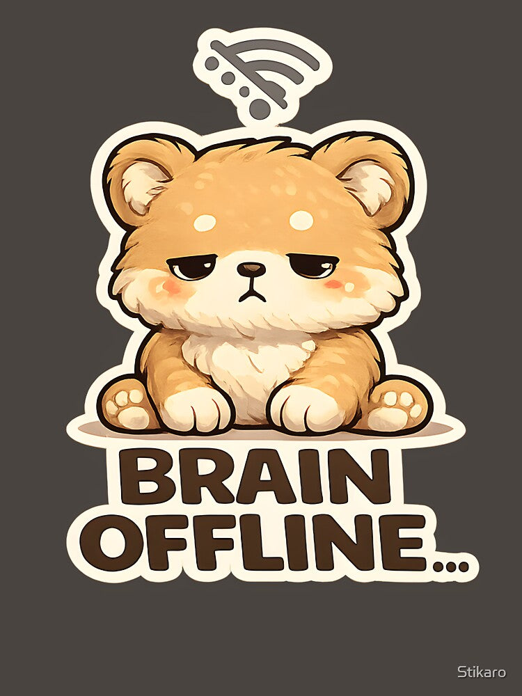 Brain Offline Mode by Stikaro T-Shirts, Hoodie, Sweatshirt | BlankRebels.com (Image 3)
