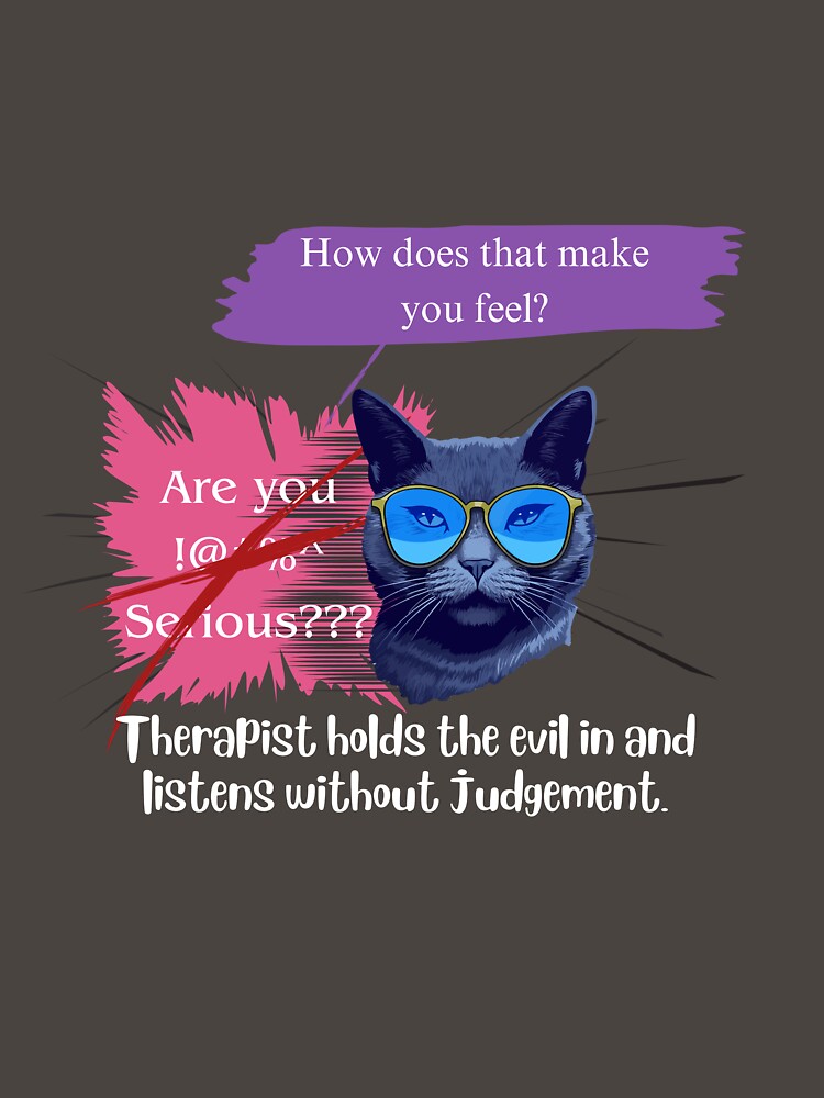Therapist kitty 2 Cynthia by HeadCanonAdv T-Shirts, Hoodie, Sweatshirt | BlankRebels.com (Image 3)