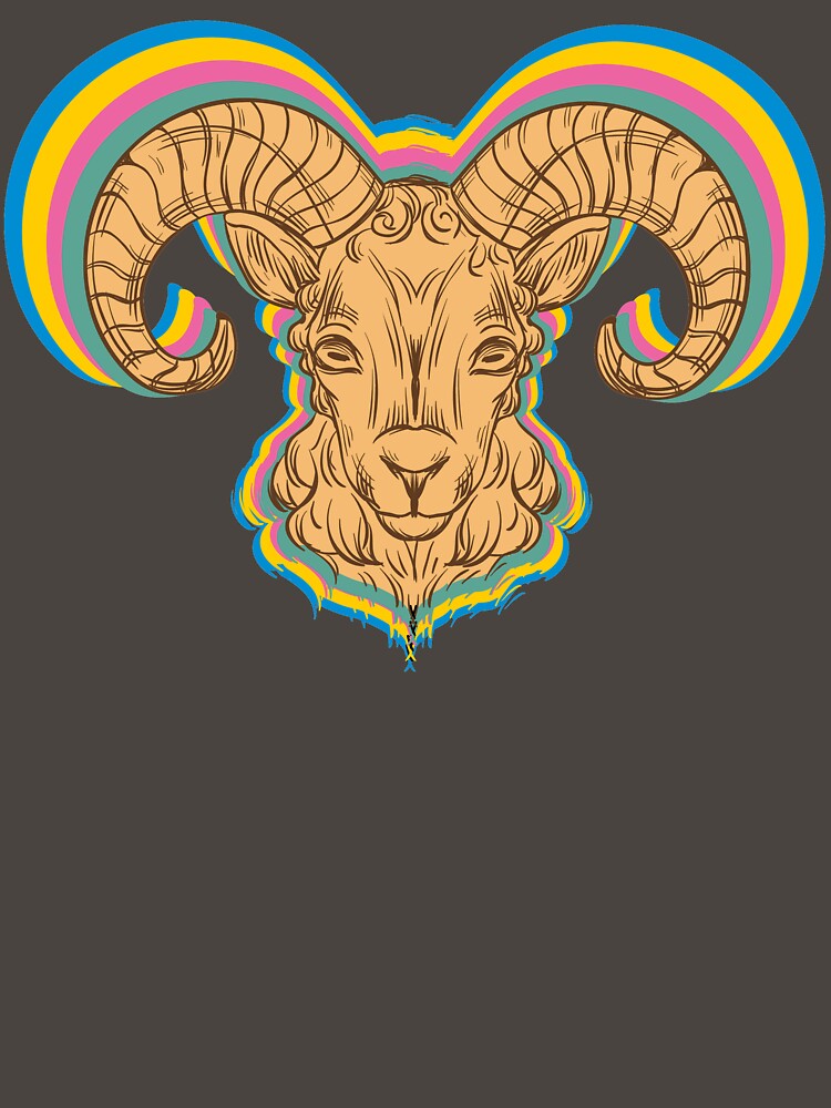 Aries Retro Zodiac Sign by noveltiko T-Shirts, Hoodie, Sweatshirt | BlankRebels.com (Image 3)