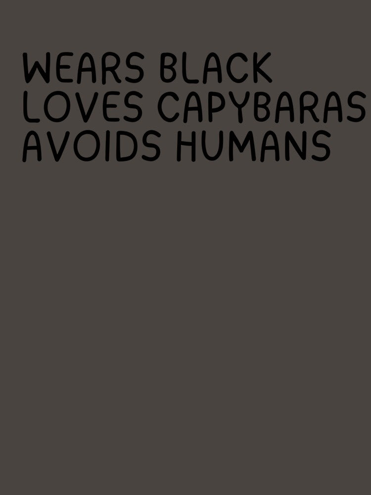 Capybara Lover Funny Introvert Quotes by CCKimShop T-Shirts, Hoodie, Sweatshirt | BlankRebels.com (Image 3)