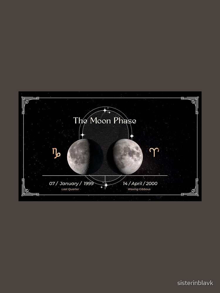 Moon Phase by sisterinblavk T-Shirts, Hoodie, Sweatshirt | BlankRebels.com (Image 3)