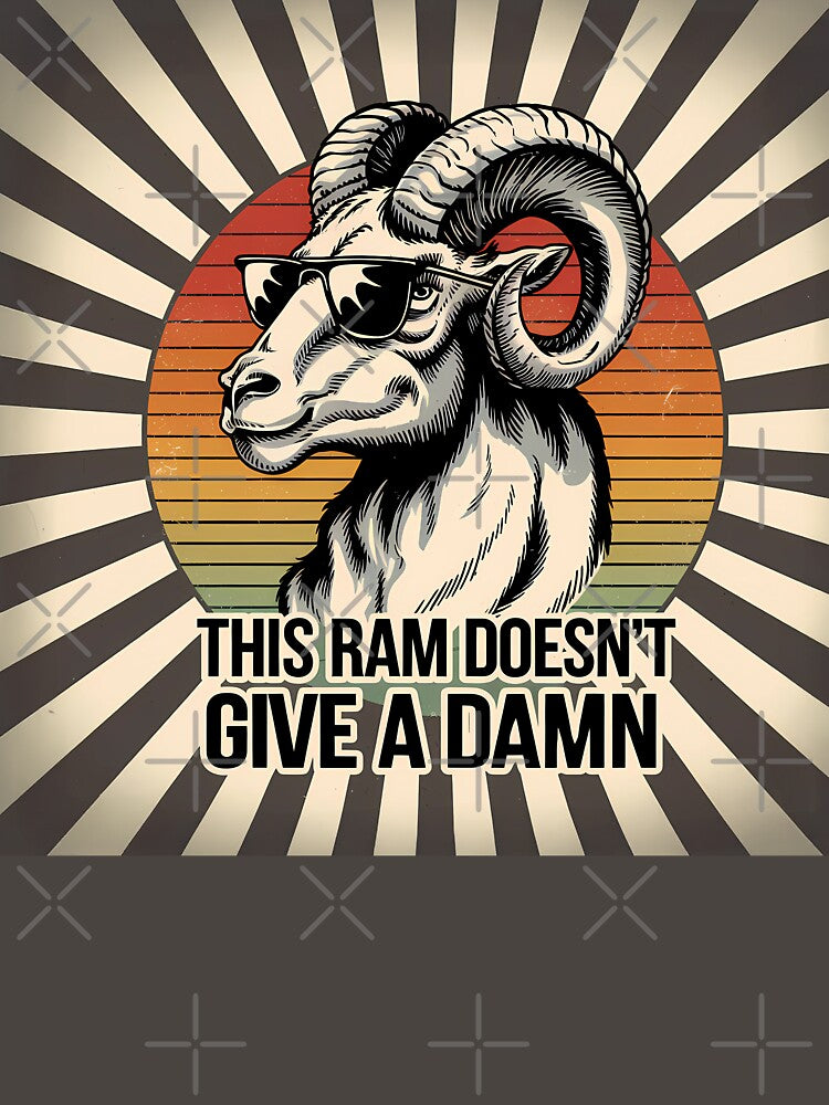 This Ram Doesn’T Give Damn – Retro Funny Aries T-Shirts, Hoodie, Sweatshirt