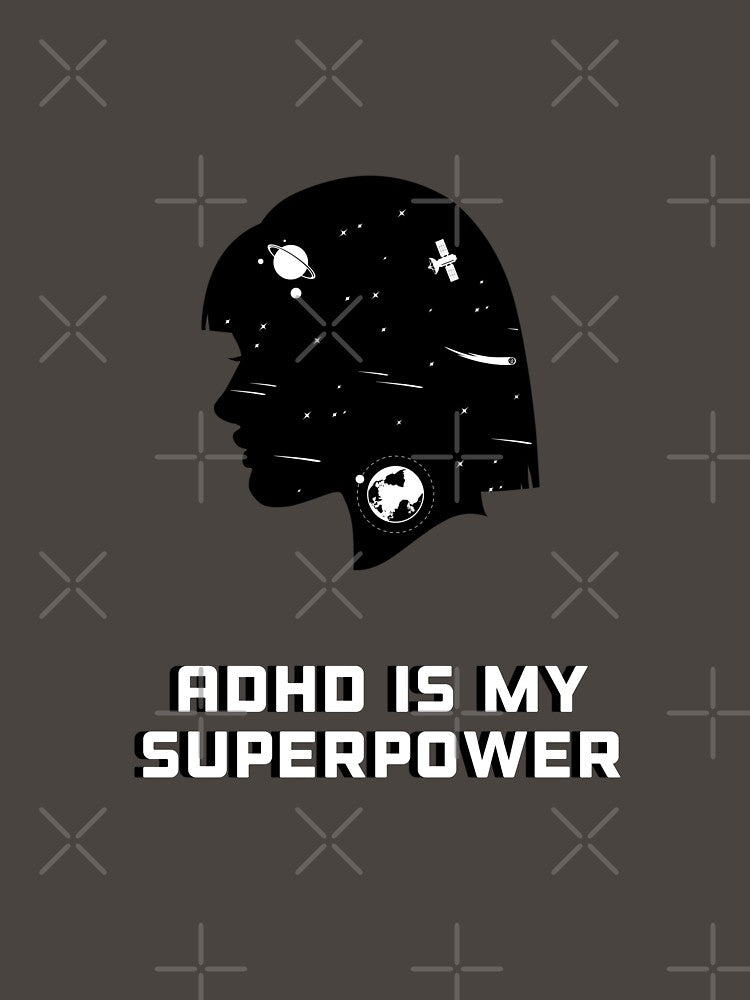 Adhd is my superpower adhd is awesome by Fatamimosh T-Shirts, Hoodie, Sweatshirt | BlankRebels.com (Image 3)