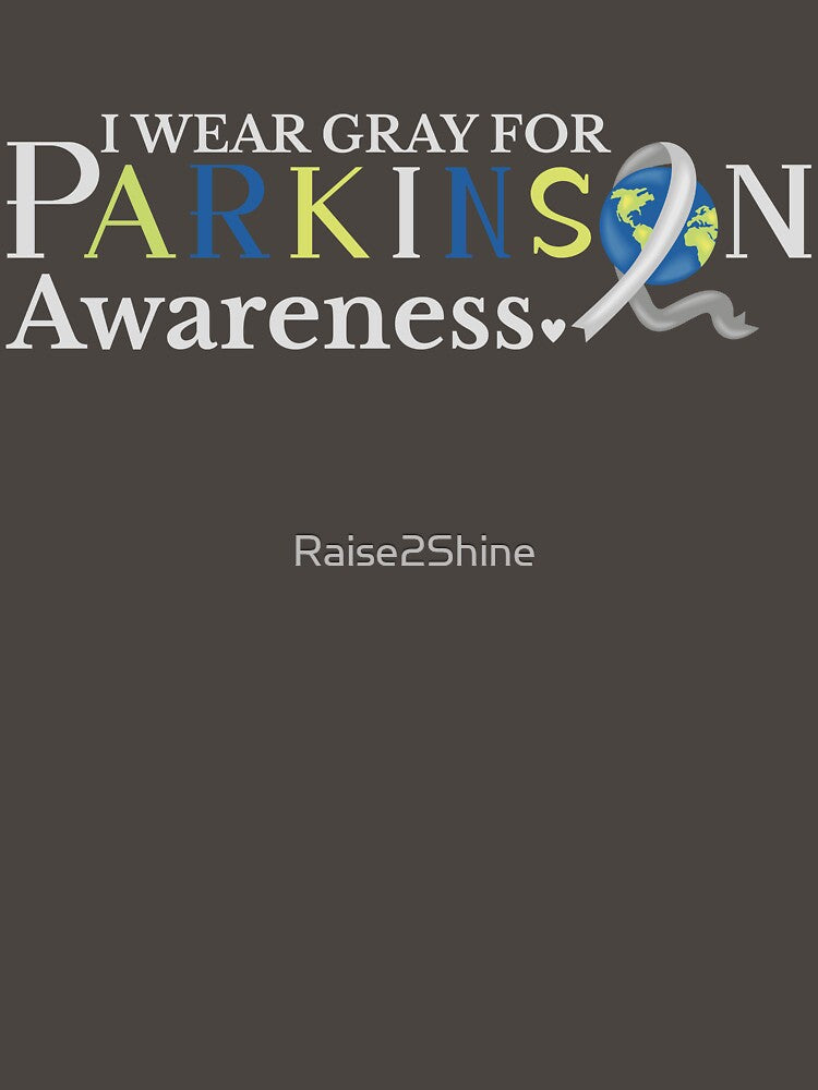 I wear Gray For Parkinson`s Awareness, World Parkinson Day Minimalist Design by Raise2Shine T-Shirts, Hoodie,... (Image 3)