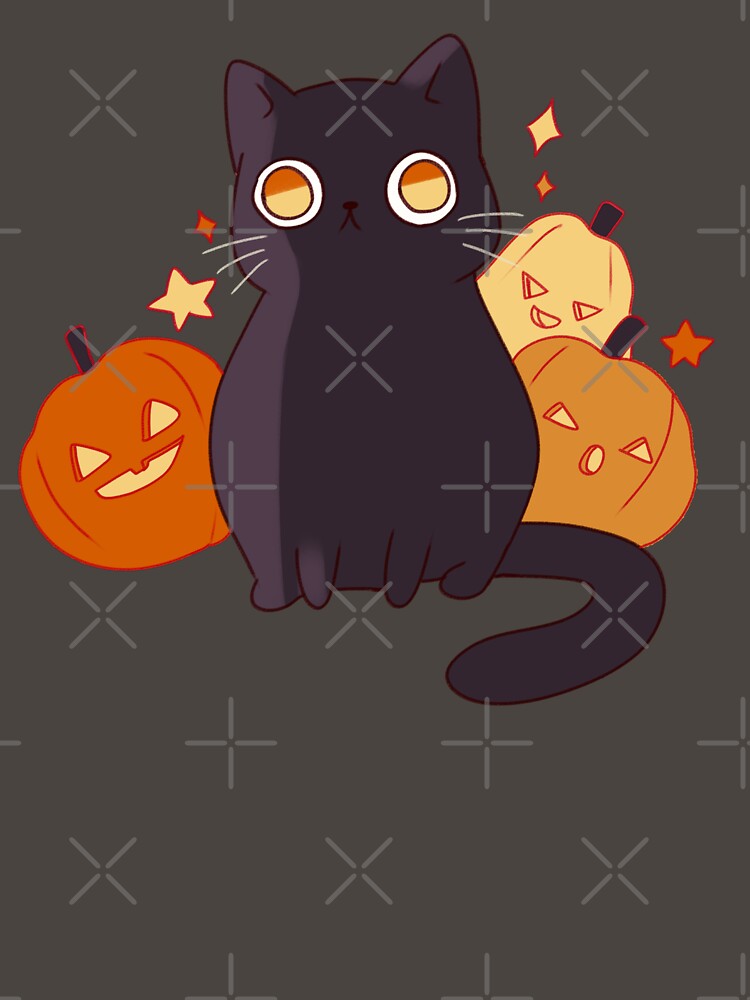 Halloween black cat with pumpkins by Mayarart T-Shirts, Hoodie, Sweatshirt | BlankRebels.com (Image 3)