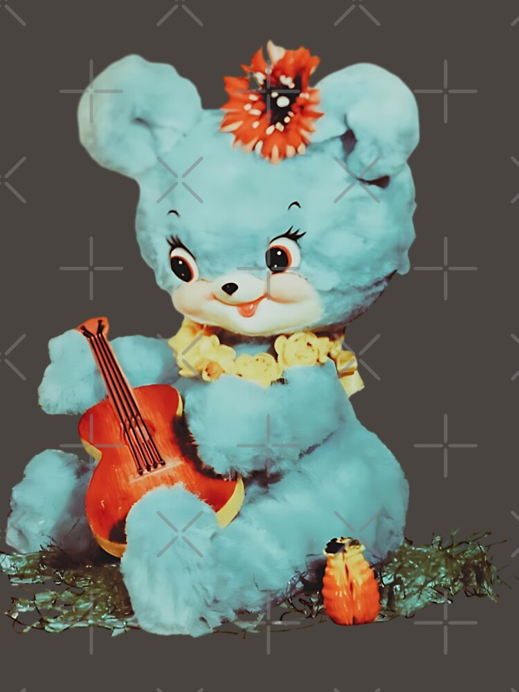 Vintage Kawaii Kitsch Bear Music Rushton Meyercord Decal T-Shirts, Hoodie, Sweatshirt