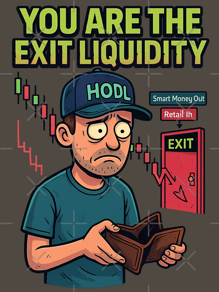 You Are The Exit Liquidity by I AM BRO T-Shirts, Hoodie, Sweatshirt | BlankRebels.com (Image 3)