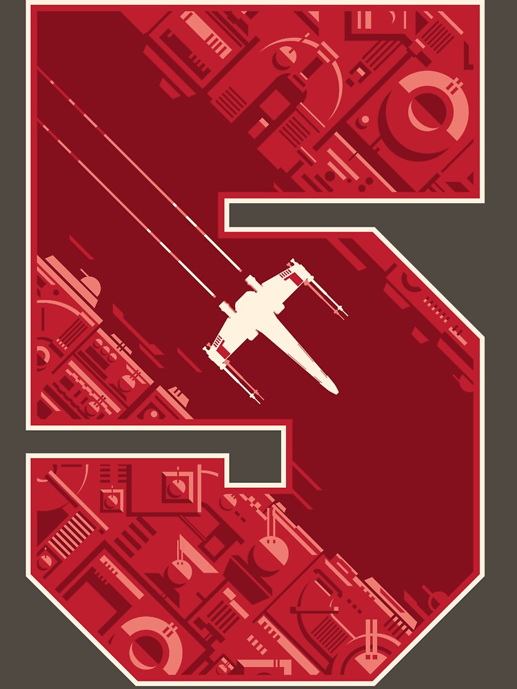 Red Five by Obvian T-Shirts, Hoodie, Sweatshirt | BlankRebels.com (Image 3)