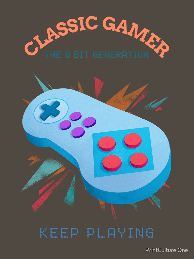 The 8 bit gaming generation by PrintCulture One T-Shirts, Hoodie, Sweatshirt | BlankRebels.com (Image 3)