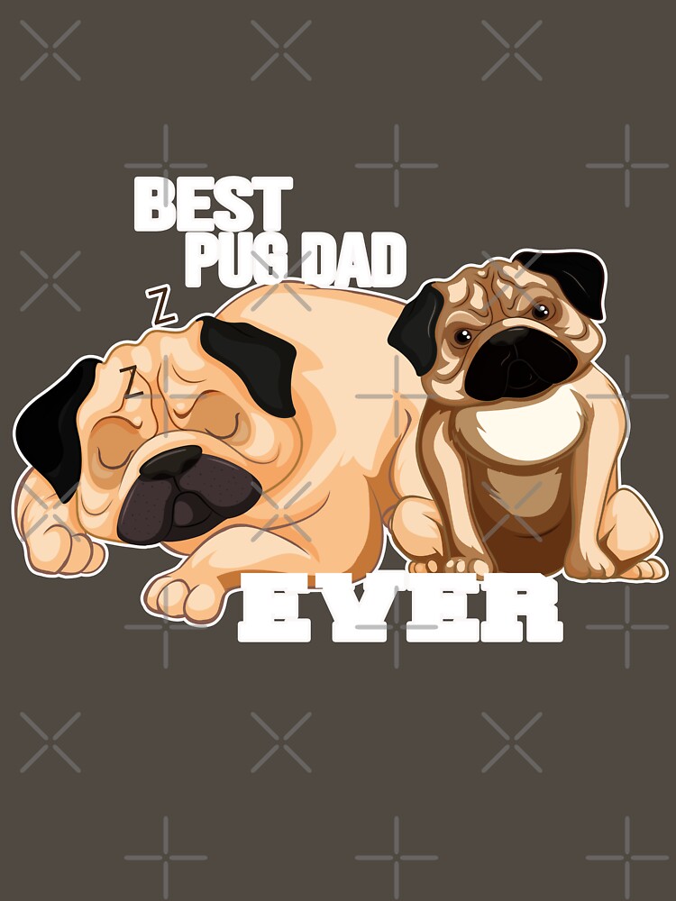 Best Pug Dad Ever Retro Vintage Shirts-cute gift for dad by ELEVATE  SHOP Hoodie, Sweatshirt | BlankRebels.com (Image 3)