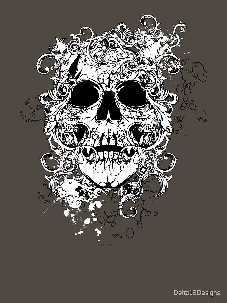 Artsy Skull by Delta12Designs T-Shirts, Hoodie, Sweatshirt | BlankRebels.com (Image 3)