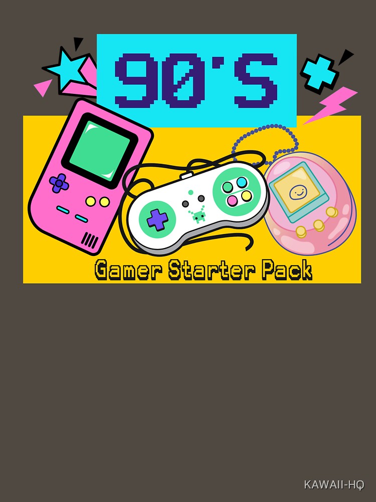 90s Gamer Starter Pack by KAWAII-HQ T-Shirts, Hoodie, Sweatshirt | BlankRebels.com (Image 3)