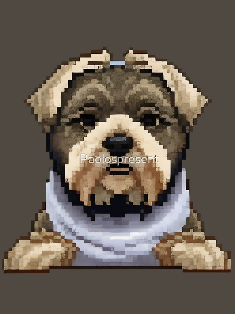 Canine Pixels: Bark of Retro Style by Paolospresent