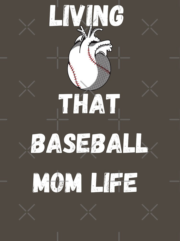 Living That Baseball Mom Life by campingforge T-Shirts, Hoodie, Sweatshirt | BlankRebels.com (Image 3)