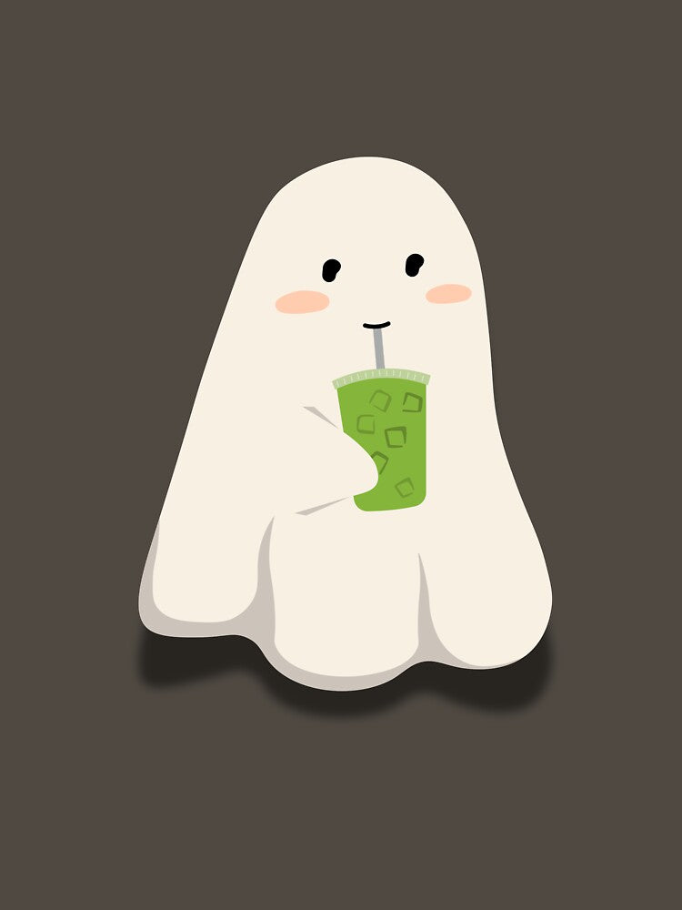 Cute Matcha Ghost – Kawaii Tea Shirt by Kasad Hoodie, Sweatshirt | BlankRebels.com (Image 3)